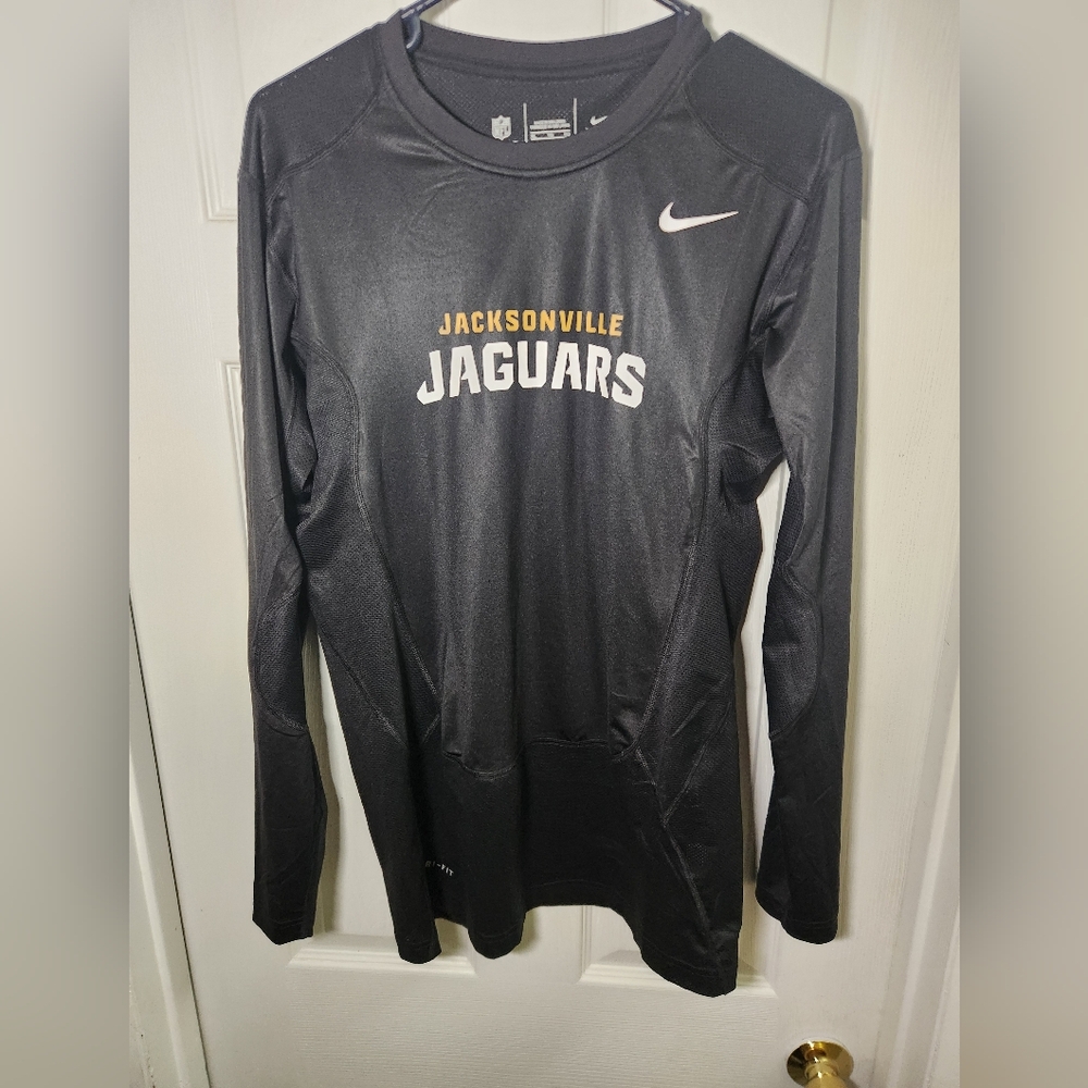 Nike Jacksonville Jaguars Black Long Sleeve drifit Shirt, NFL